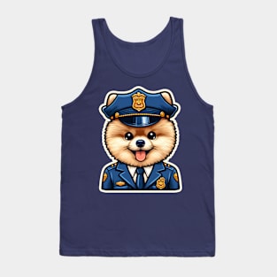 Pomeranian Police Tank Top